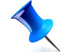Pinnadel blau