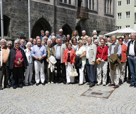 Ortshistoriker und Archivare des Landkreises besuchen Wasserburg am Inn