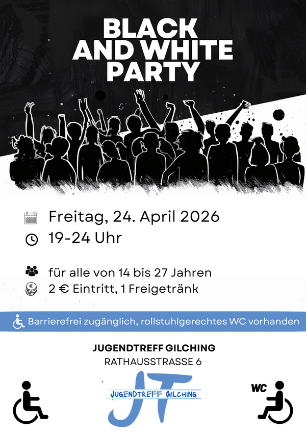 Plakat final inklusive Party 24.April 2026