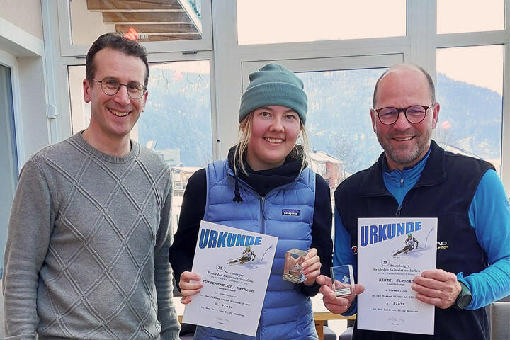 Kathrin Futterknecht und Stephan Hinze sind Behördenskimeister 
