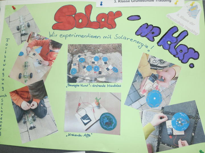 Experimente mit Solarenergie und solare Basteleien