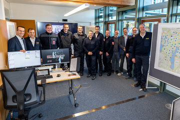 Neue Kreiseinsatzzentrale (KEZ) im Landratsamt eingerichtet