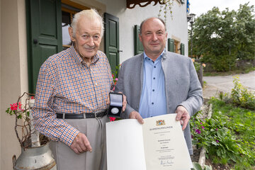 Ehrung Feldgeschworener Sontheim Konrad