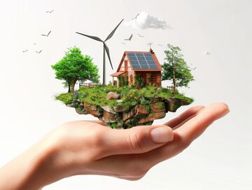 Hand - klimafreundliche Energie_TOP