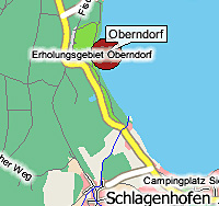 Geografische Karte der Badestelle EU-Badegewässer - Wörthsee, Oberndorf