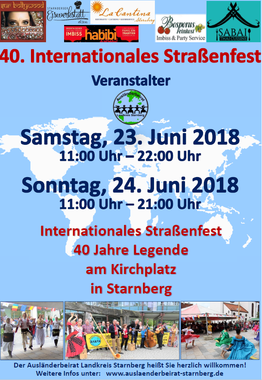 Internationales Straßenfest 2018 (Plakat)