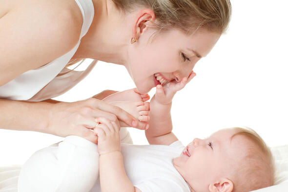 Mutter mit Baby