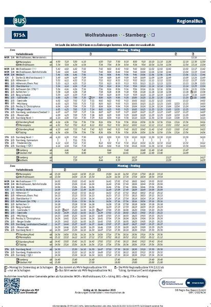 Fahrplan 975 ab 14.12.2025