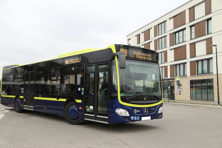 MVV Bus neues Design ÖPNV