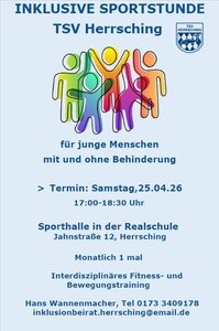 Flyer Inklusive Sportstunde