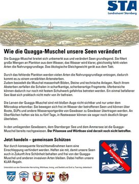 Infotafel Quagga-Muschel