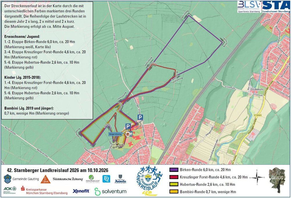 Landkreislauf (Streckenverlauf)