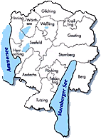 Landkreis Starnberg - Landkreiskarte